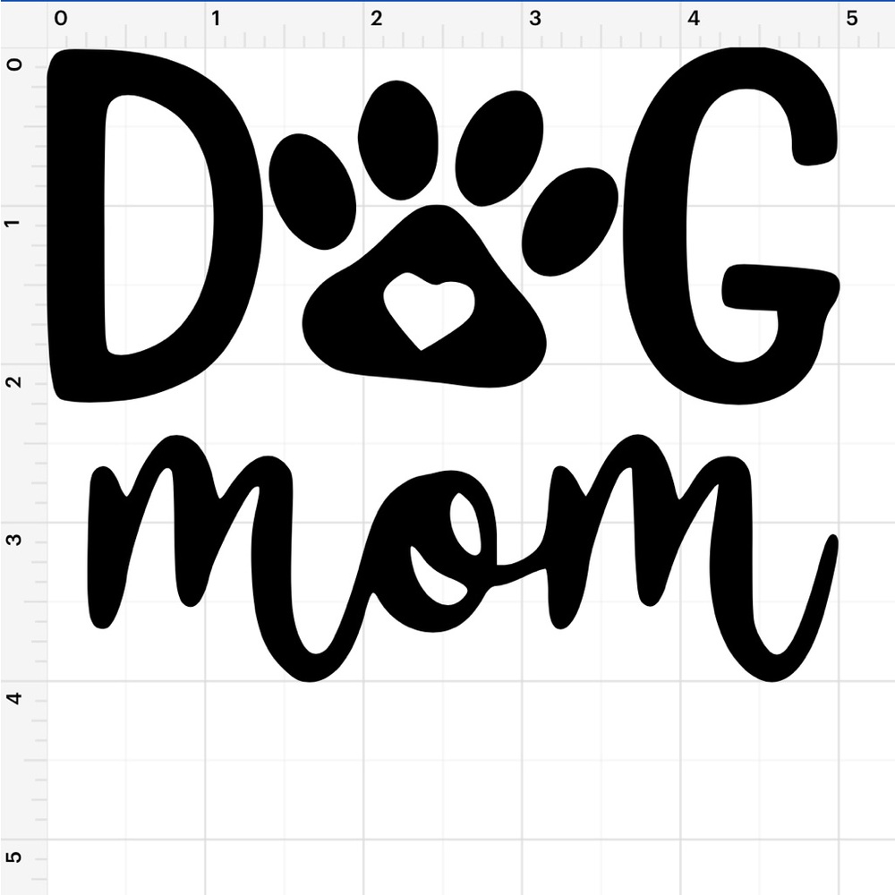 Dog Mom or Cat Mom Vinyl Car Decal 4” x 5” Gift